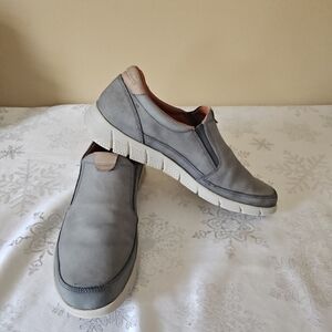 Josef Seibel Loafers Men's Blue & Tan Slip-On Loafers Leather SZ 44